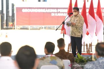 Airlangga: Pembangunan smelter Freeport di Gresik momentum bersejarah