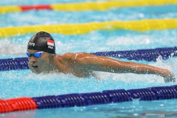 Reza Bayu terdepan di nomor 200m gaya kupu-kupu PON Papua