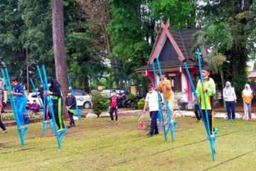 Museum Siginjei hidupkan permainan tradisional egrang di Jambi