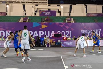 Tim putra Jawa Barat lolos ke final basket 3x3