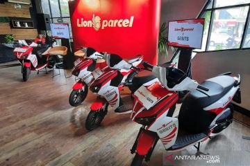 Motor listrik GESITS jadi armada antar paket Lion Parcel