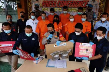 Hasil pengungkapan kasus narkoba di Denpasar