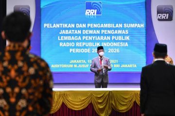 Menkominfo lantik Dewan Pengawas RRI