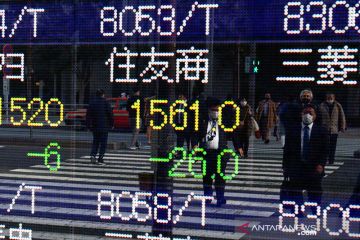 Saham Jepang naik setelah Wall St ditutup menguat, teknologi bersinar