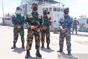 KRI Badau amankan perairan Kalsel saat kunjungan Presiden Jokowi