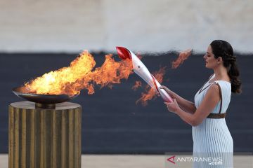 Api Olimpiade tiba di China jelang Olimpiade Musim Dingin Beijing 2022