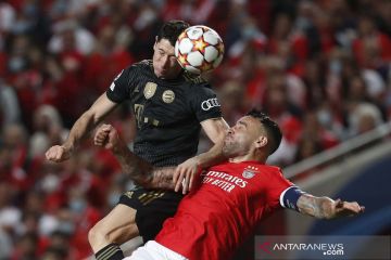 Liga Champions: Bermain tandang, Bayern Munich kalahkan Benfica 4-0