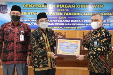 Tanjabbar terima opini WTP tiga tahun berturut-turut