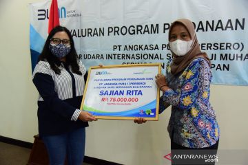 Angkasa Pura I berikan bantuan modal kerja Rp515 juta bagi UMKM