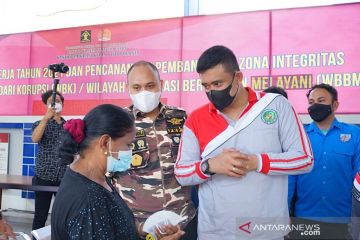 Capaian vaksinasi di Medan sudah 65,25 persen