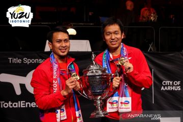 Hendra/Ahsan tingkatkan fokus jelang kontra Malaysia di semifinal