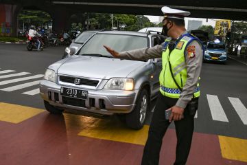 Sanksi ganjil-genap di Jalan Gunung Sahari memanfaatkan ETLE