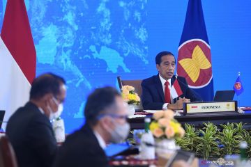 Presiden Joko Widodo hadiri KTT ASEAN secara  virtual