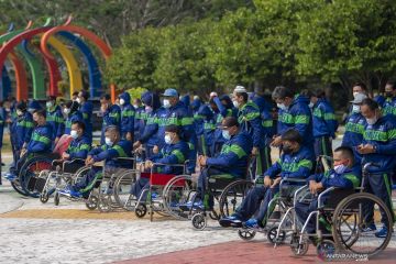 Pelepasan Kontingen Peparnas Asal Sumatera Selatan