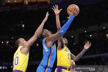 NBA: Thunder menang 123-115 atas Lakers