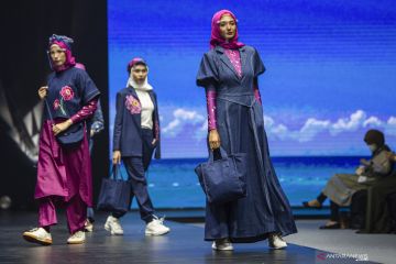 Peragaan busana Sustainable Muslim Fashion 2021