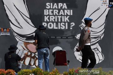 Lomba mural sebagai sarana kritik terhadap Polri