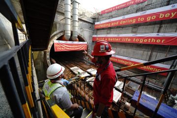 KCIC percepat konstruksi kereta cepat dengan "Tunnel Boring Machine"
