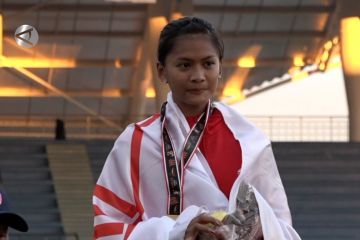 Diva Renata bawa pulang medali emas pertamanya 