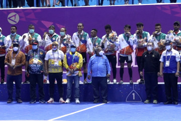 Papua raih medali emas futsal kalahkan juara bertahan Jabar
