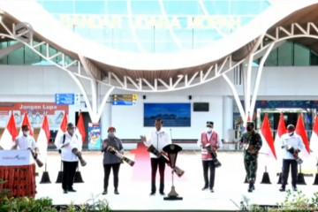 Presiden resmikan terminal baru Bandara Mopah di Merauke