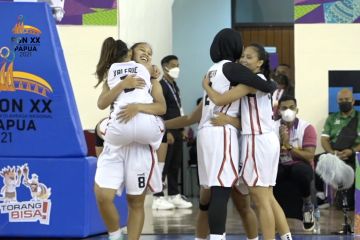 Tim bola basket putri 5 lawan 5 Jakarta raih medali perunggu