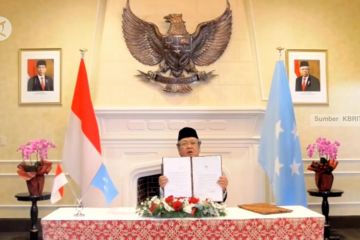Dubes RI serahkan surat kepercayaan kepada Presiden Mikronesia