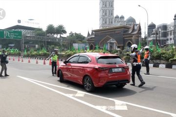 Ganjil genap diterapkan, arus Puncak Bogor ramai lancar