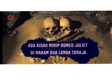 Sensasi berwisata yang tak biasa di Makam Gua Londa Toraja