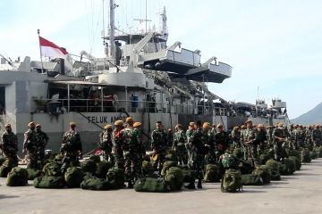 Korem 152 lepas sambut prajurit TNI PAM Satgas di Malut
