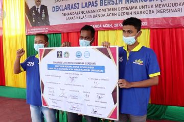 Lapas dan BNNP Aceh merehabilitasi napi pencandu narkoba