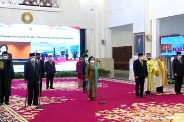 Presiden lantik Dewan Pengarah BRIN, Megawati sebagai ketua