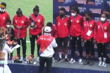 Raih emas sepak bola putri, Papua cetak sejarah baru