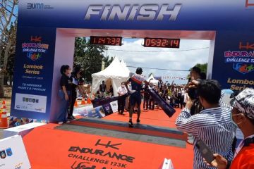 Peserta triatlon takjub keindahan rute tantangan HKEC Lombok Series