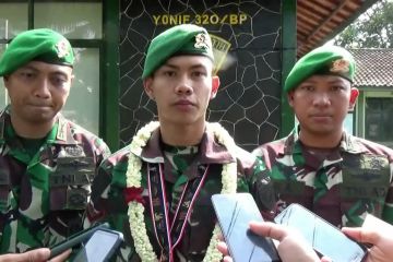 TNI asal Pandeglang peraih medali emas di PON XX dipromosikan