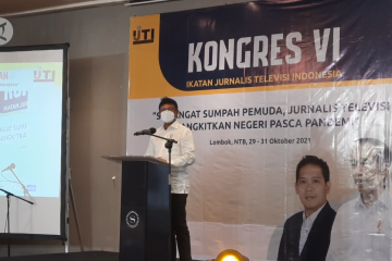 Buka kongres IJTI, Menkominfo jabarkan tantangan era disrupsi 