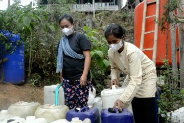 BPBD Magelang salurkan 189 tangki air bersih ke daerah kekeringan