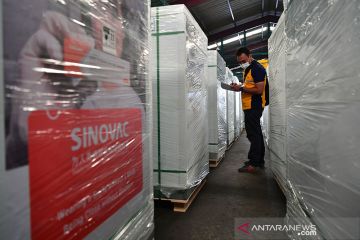 Indonesia terima kedatangan 4 juta vaksin Sinovac