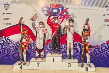 Qarrar Firhand Ali panen prestasi di Kejurnas Gokart Sentul