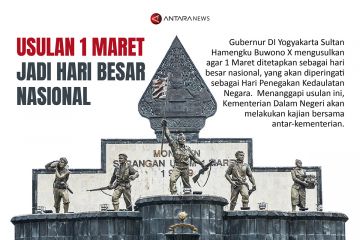 Usulan 1 Maret jadi hari besar nasional