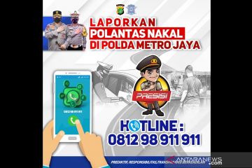 Polda Metro buka "hotline" pengaduan polantas nakal