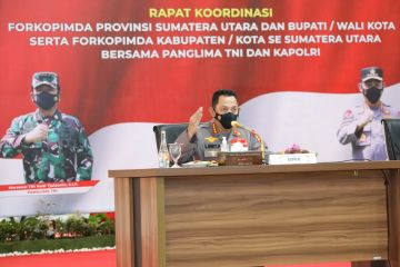 Kapolri ingatkan Sumut antisipasi lonjakan COVID-19 saat Nataru