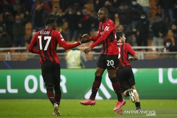 AC Milan petik poin pertama Liga Champions setelah delapan tahun