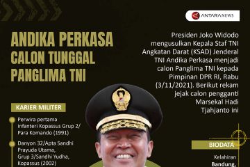 Andika Perkasa calon tunggal Panglima TNI