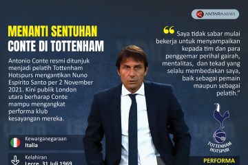 Menanti sentuhan Conte di Tottenham