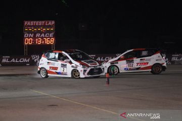 Empat pebalap TTI buktikan performa Toyota Agya GAZOO Racing