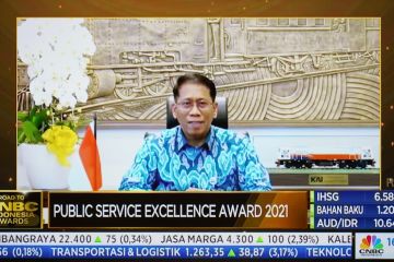 KAI terima penghargaan Public Service Excellence Award 2021