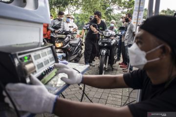 Polisi: tilang emisi setelah  kendaraan uji emisi lebih dari 50 persen