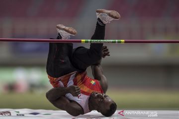 Dapiel Bayage pecahkan rekornas nomor lompat tinggi Peparnas Papua