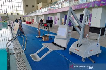 Arena perlombaan renang Peparnas Papua siap digunakan